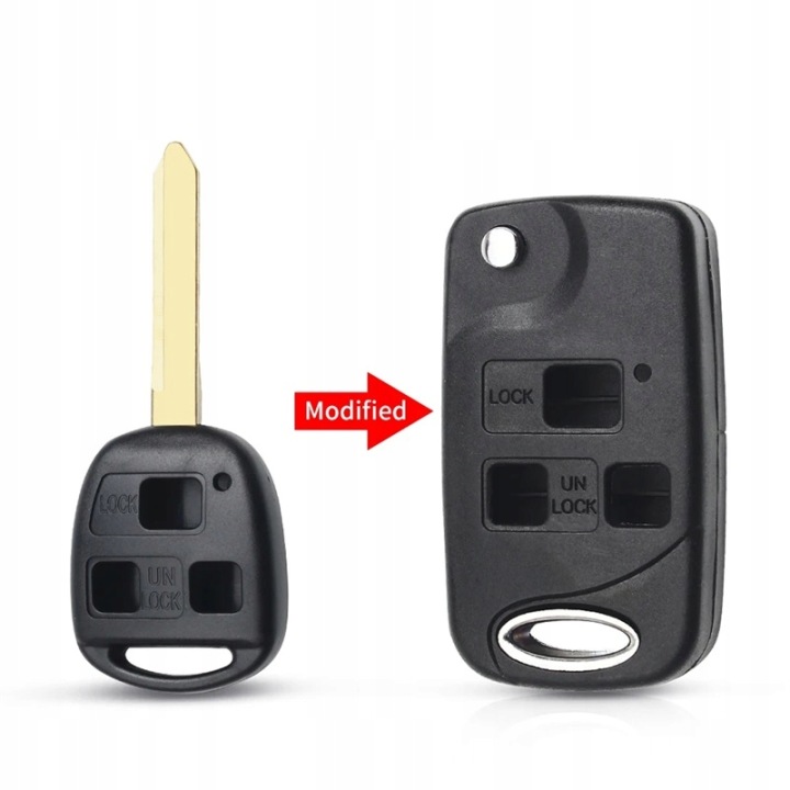 FOR TOYOTA YARIS LAND CRUISER FOR LEXUS FLID KEY TOY43/47/48 BLADE