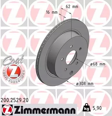 ZIMMERMANN DISCOS + ZAPATAS DELANTEROS+TRASEROS NISSAN MURANO Z51 320MM 