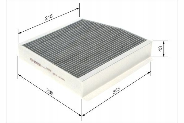 FILTRE CABINES DB W176/W246 A/B-KLASA 2011- AVEC AKTYWNYM WEGLEM