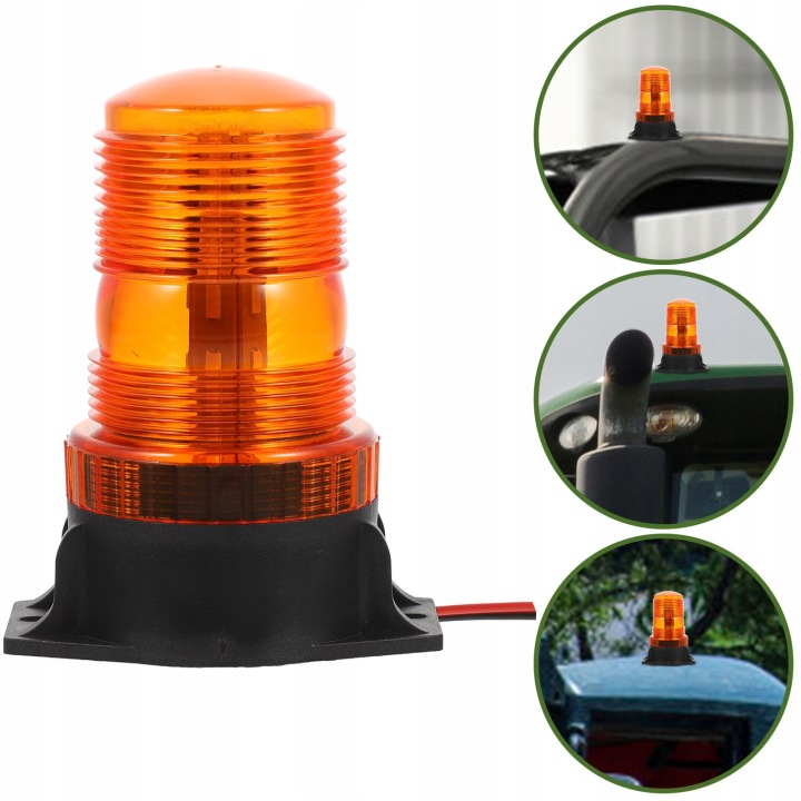 UNIVERSELLE PHARE AVERTISSEMENT LED POMARANCZOWA VERS POJAZDOW