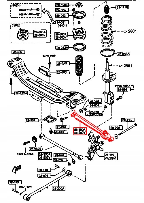 FEBEST 0525-GERR BRAS DE SUSPENSION SUSPENSION ROUES
