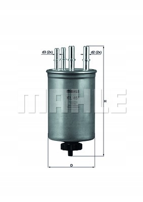 FILTRE CARBURANTS JAGUAR S-TYPE, XF, XJ 2.7D 06.04-04.15 KL451 KNECHT
