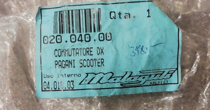 MBK BOOSTER NG COMMUTATEUR COMPOSITE FEUX ORIGINAL