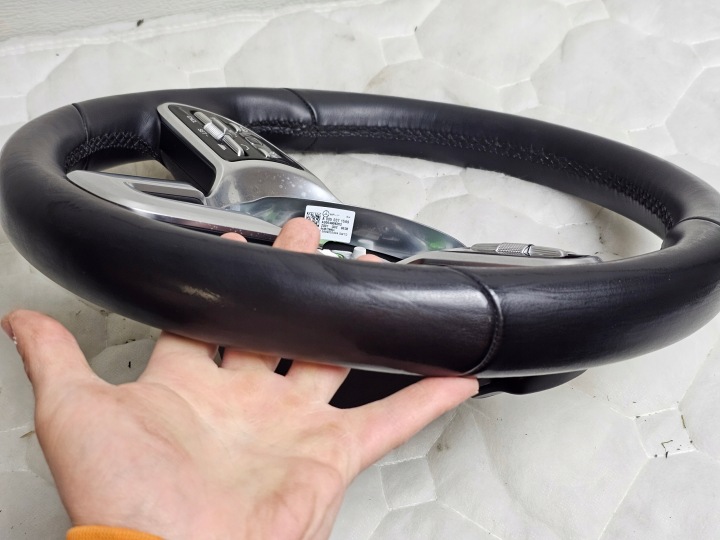 VOLANT CUIR MULTIFONCTION MERCEDES W213 E CLASSE A0050071599 PALETTES