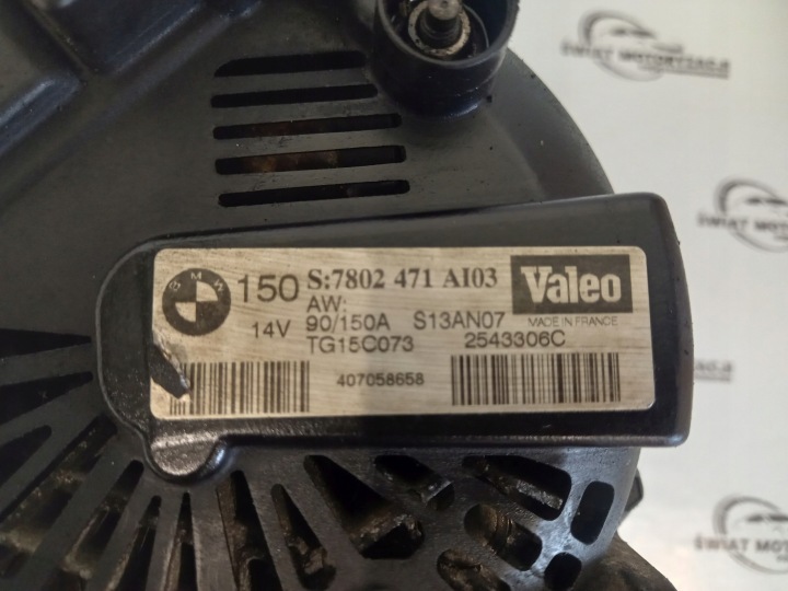 BMW X5 E70 E60 E90 3.0 D 306D3 M57D30 M57TUE2 ALTERNATEUR 7802471