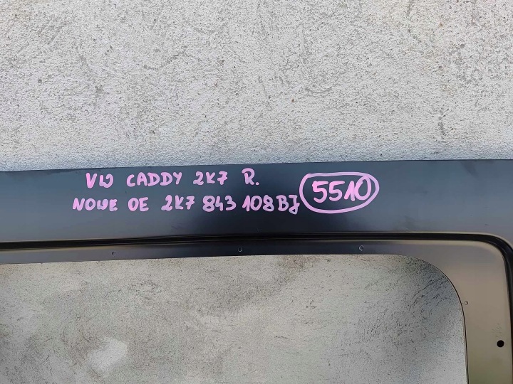 VOLKSWAGEN CADDY 2K7 20- PORTES MOBILE DROIT LATÉRAL NOUVEAU OE 5510