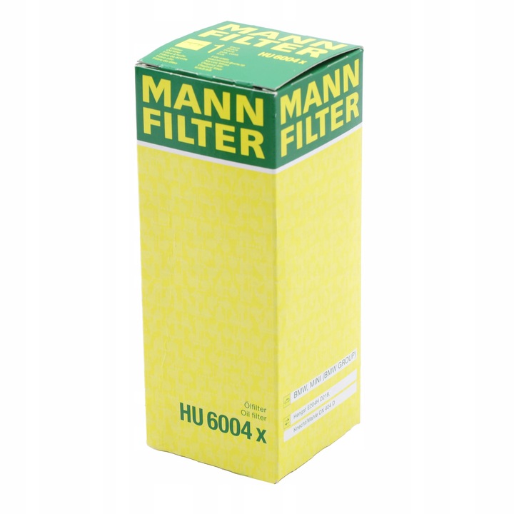 12/1499A MANN-FILTER HU 6004 X FILTRO ACEITES 