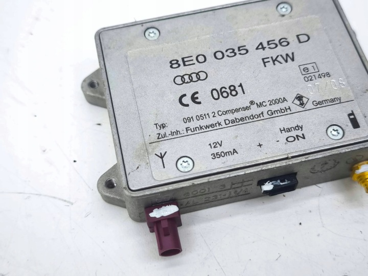 AUDI Q7 4L MODULE ANTENNES 2008 8E0035456D