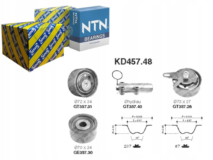 ENSEMBLE KIT COURROIE DISTRIBUTION SNR 059109243J 059