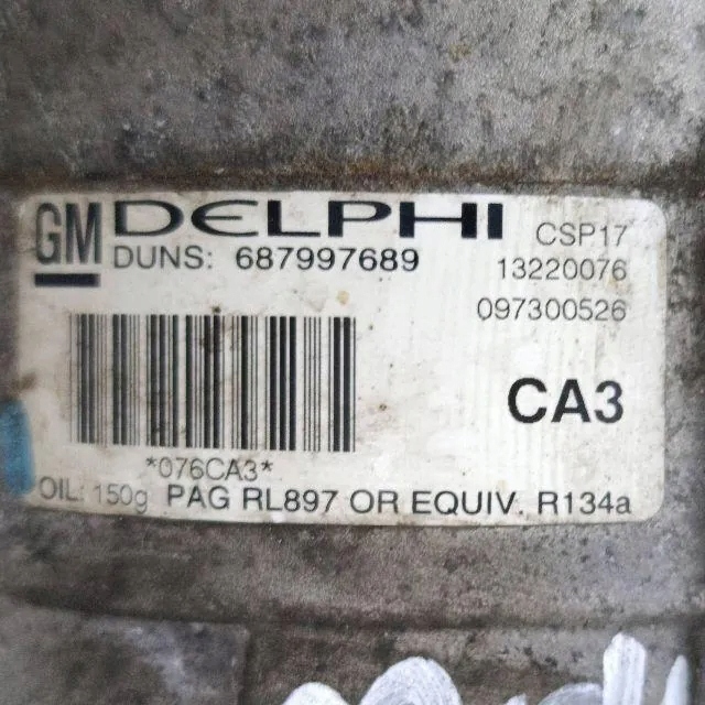 OPEL OE 687997689 COMPRESSEUR DE CLIMATISATION