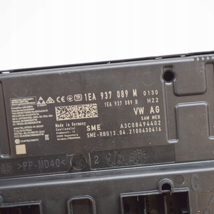 VOLKSWAGEN ID.4 2021 CONTRÔLEUR MODULE CONFORT