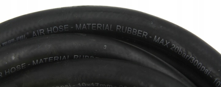 TUYAU PNEUMATIQUE MAR-POL CAOUTCHOUC 6X13 MM 10 M