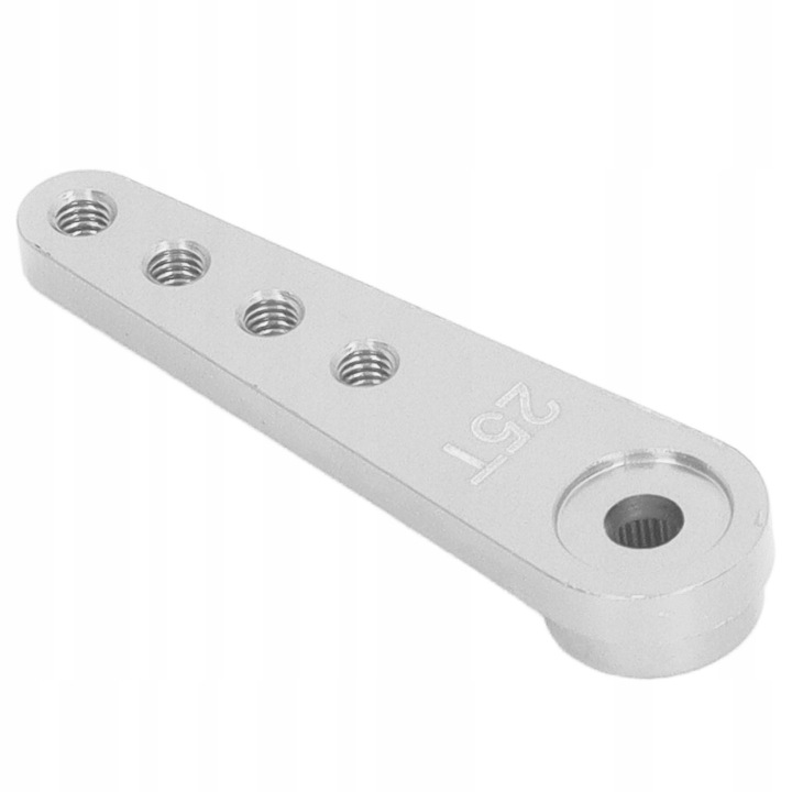 ARGENTÉ ALUMINIUM ROG SERWOMECHANIZMU 1/8 1/10 WYDLUZONY 25T JEDNOSTRONNY SYSTÈME DIRECTION