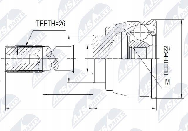 JOINT EXTÉRIEUR SUZUKI VITARA TA ET 1.6 88-99 SAMUR PAQUET CONDUCTEUR #2