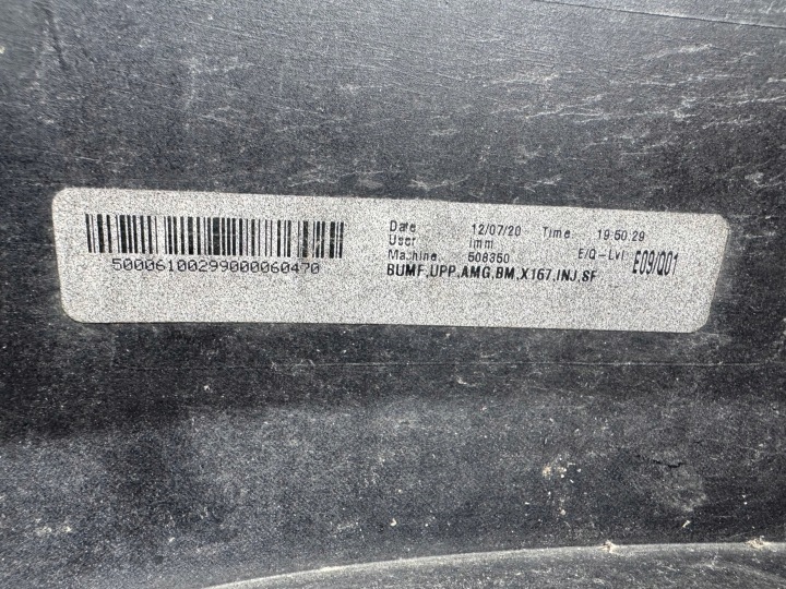PARE-CHOCS AVANT MERCEDES GLS W167 167 63 6.3 AMG ORIGINAL NON KLEJONY