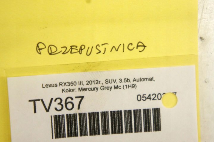TV367 LEXUS RX III 3.5I PAPILLON DES GAZ 22030-31030