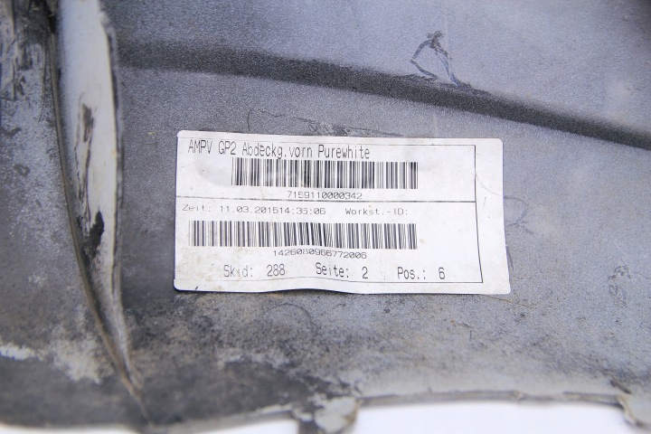 ORIGINAL PARE-CHOCS AVANT VW TOURAN I LIFT 1T3 (2010-2015) 1T0807221M-AA