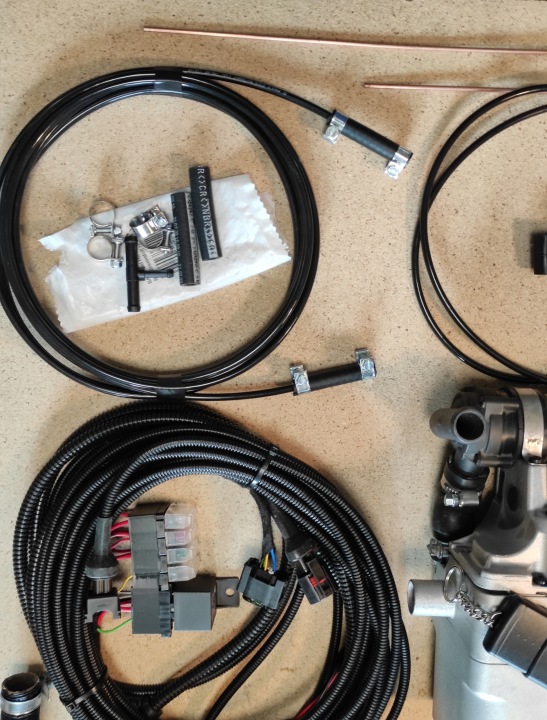 WEBASTO DIESEL TÉLÉCOMMANDE VERS 150M 12V 5.0 KW KIT VERS VOITURE POSSIBILITÉS GSM TTC
