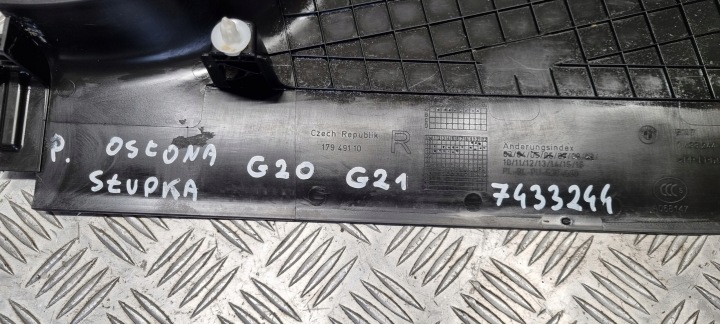 BMW G20 G21 PROTECTION INFÉRIEURE MONTANTS DROITE 7433244