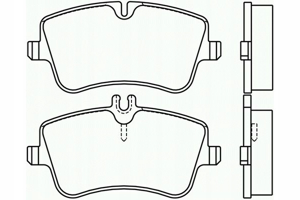 PLAQUETTES FREIN MERCEDES W203 C-KLASA 00-07 AVANT