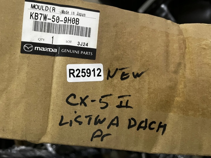 MOULURE MAZDA CX-5 II KF KB 17-25R. NEUF DROITE REVÊTEMENT TOITS BOUCHON SUR