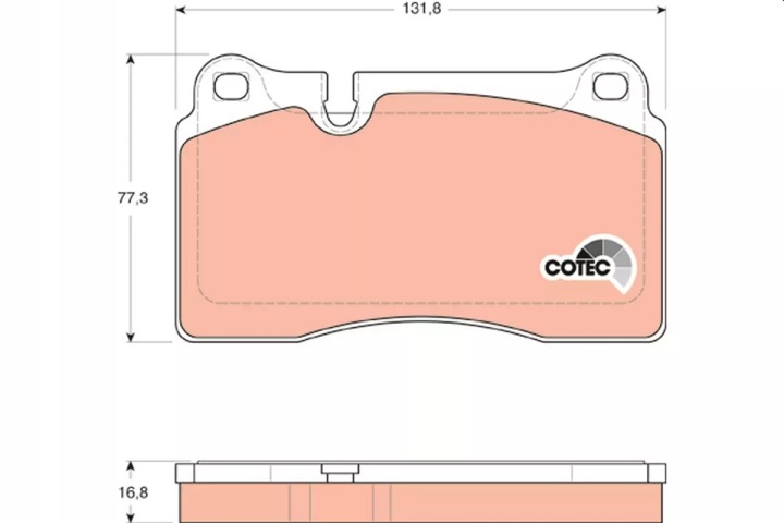 PLAQUETTES FREIN VW TOUAREG 05- AVANT