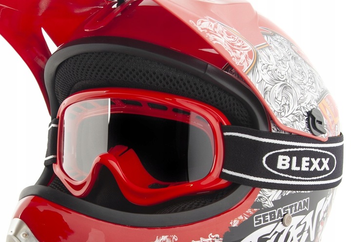 GAFAS AL MOTOR CROSS QUAD MOTOCICLETA DZIECIECE 