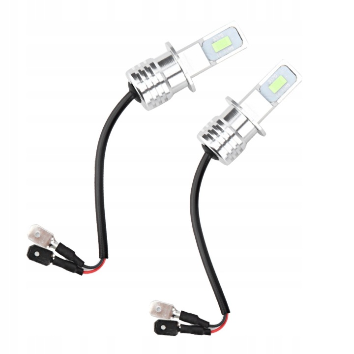 2 PCS H3 80W 8000K LED AMPOULE ANTIBROUILLARD 12-24V UNIVERSELLE