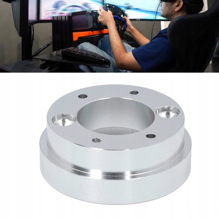 PLAQUE ADAPTATEUR CAOUTCHOUC RACING 70MM POUR LOGITECH G29 G920