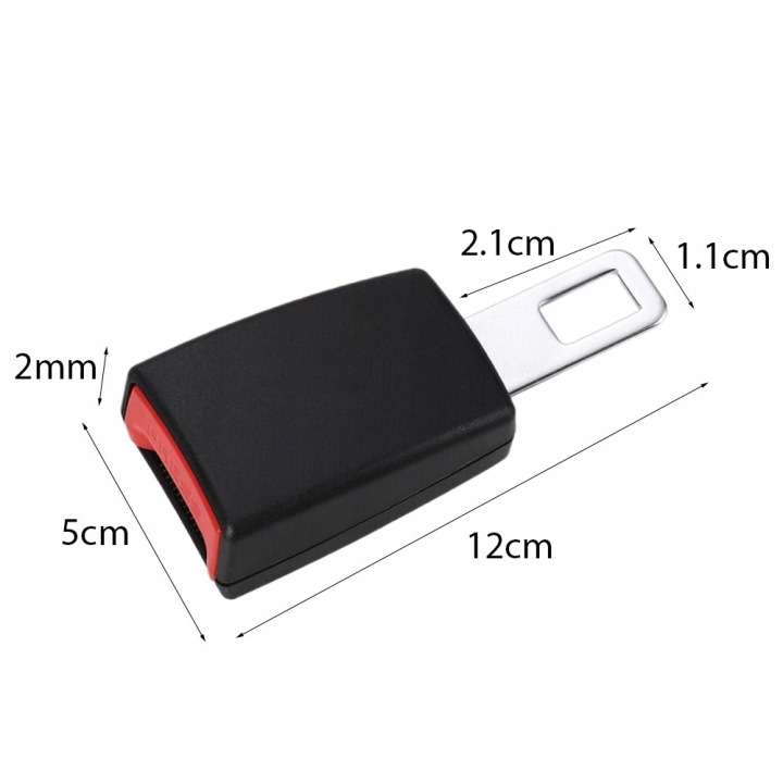 2 CV RALLONGE COURROIE SÉCURITÉ RALLONGE ADAPTATEUR AUTOMATIQUE 12CM