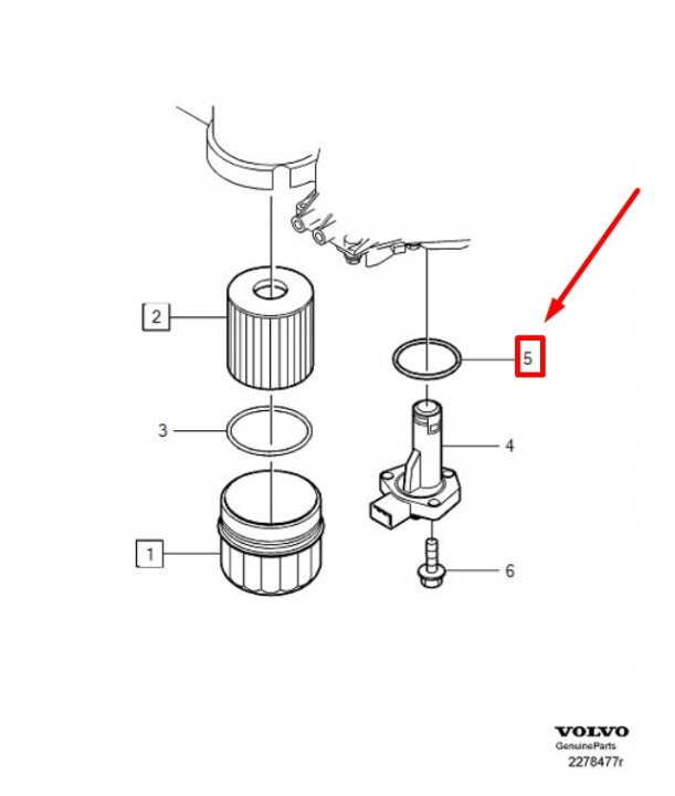 VOLVO BAGUE D'ÉTANCHÉITÉ 8675328 OE PIÈCE USINE NEUF