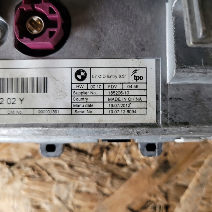 MONITEUR ÉCRAN RADIO BMW OE F20 926275202