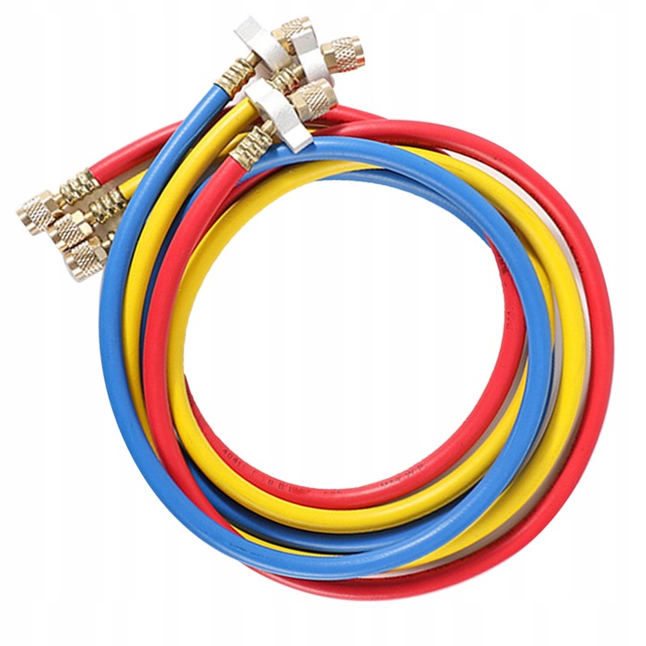 TUYAU DE DÉRIVATION CZYNNIKA CHLODNICZEGO 3 PCS 0.9M WYSOKOCISNIENIOWE 1/4IN VERS R22 R410A R134 R404A