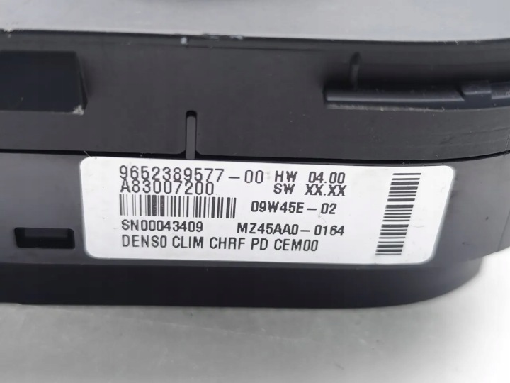 CITROEN C4 PICASSO BOUTON COMMUTATEUR CLIMATISATION A/C 2010 MPV 4/5DR