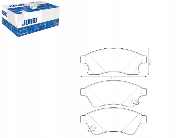 DISQUES PLAQUETTES AVANT JURID OPEL ASTRA J