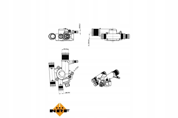 TERMOSTATO RENAULT 89C LAGUNA 01- 