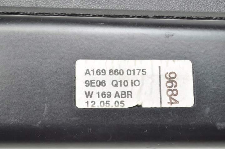 MERCEDES W169 STORE ARRIÈRE ARRIÈRE A1698600175