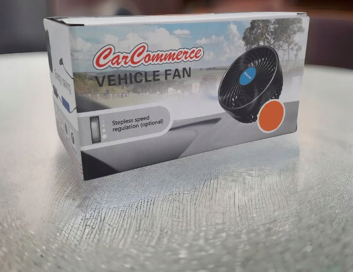 VENTILATEUR AUTOMOBILE 12V – SILENCIEUX I PUISSANT VENTILATEUR AVEC RÉGLAGE