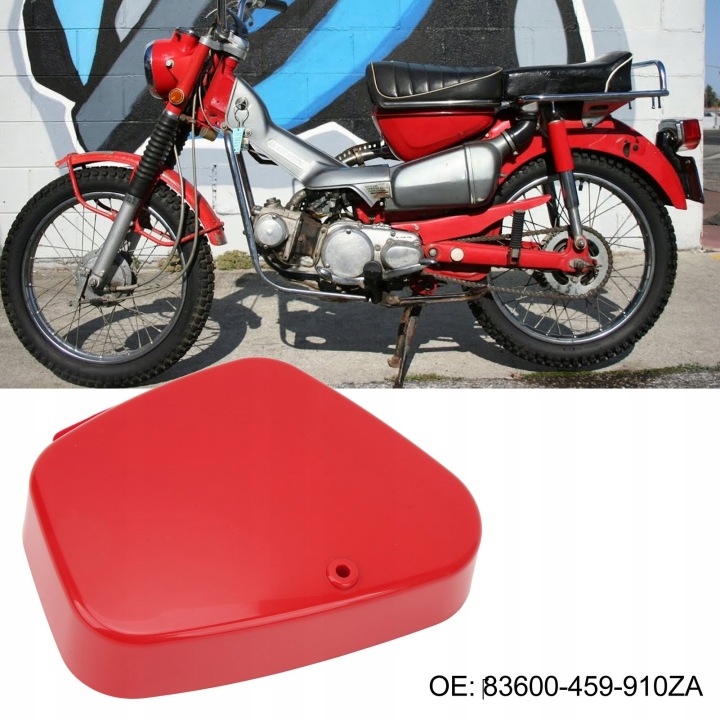 COUVERCLE CHÂSSIS SUR DROITE STRONIE BATTERIES 83600–459–910ZA ROUGE D2