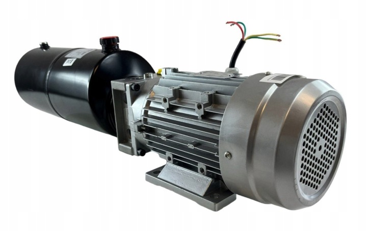 AGRÉGAT HYDRAULIQUE ALIMENTATION 380V 2,2KW 10L POMPE 2,1CC/OB B. DISTRIBUTEURS