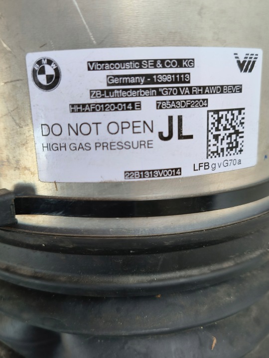 ROTULE DE DIRECTION BRAS DE SUSPENSION AMORTISSEUR SUSPENSION DROIT BMW 7 G70 KILOMÉTRAGE 83KM
