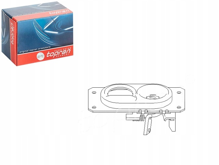 TOPRAN 107 406 SERRURE COUVERCLES MOTEUR 107 406 HP107 406 SERRURE COUVERCLES