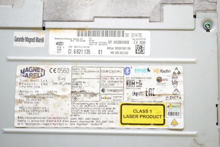 SYSTÈME NAVIGATION BMW 2 CABRIO (F23) 9286699 2.0L GASOLINE 135KW 2016