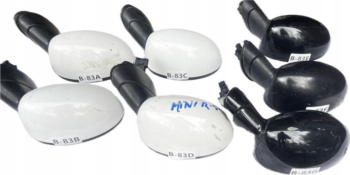 MINI R50 R53 01-07R RÉTROVISEUR DROIT ÉLECTRIQUE 3 GOUPILLE DIVERS COULEURS