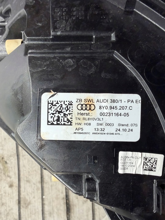 AUDI A3 8Y0 LIFT 24- PHARE ARRIÈRE GAUCHE ORIGINAL