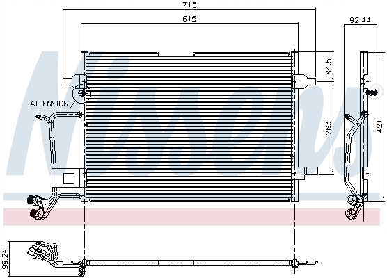 RADIATEUR CLIMATISATION AUDI