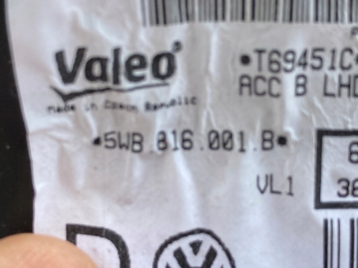 CHAUFFAGE VW SKODA SEAT 5WB816001B
