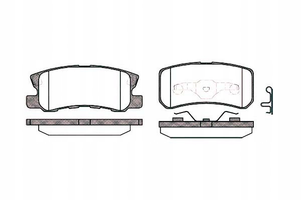 ZAPATAS DE FRENADO CITROEN C4 DODGE AVENGER MITSUBIS 