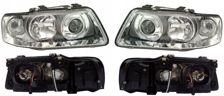 AUDI A3 8L JUEGO FAROS FAROS PARTE DELANTERA TYC 