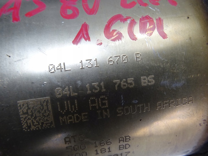 AUDI A3 8V LIFT CATALYSEUR CATALYSEUR FAP 5Q0131705BD 04L131765 BS
